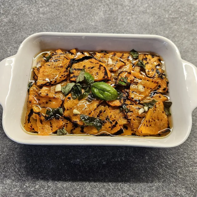 Verdure al forno con basilico